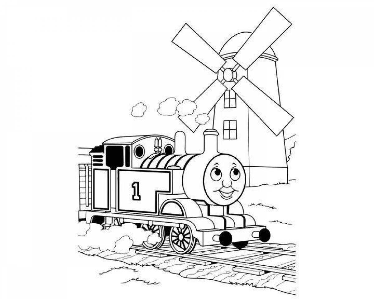 Thomas the Tank Engine coloring page