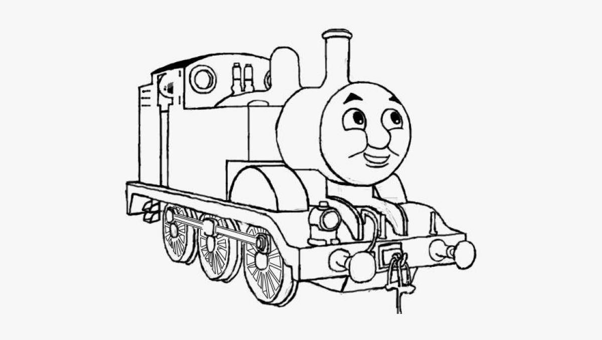 Thomas the Wonderful Tank Engine coloring page