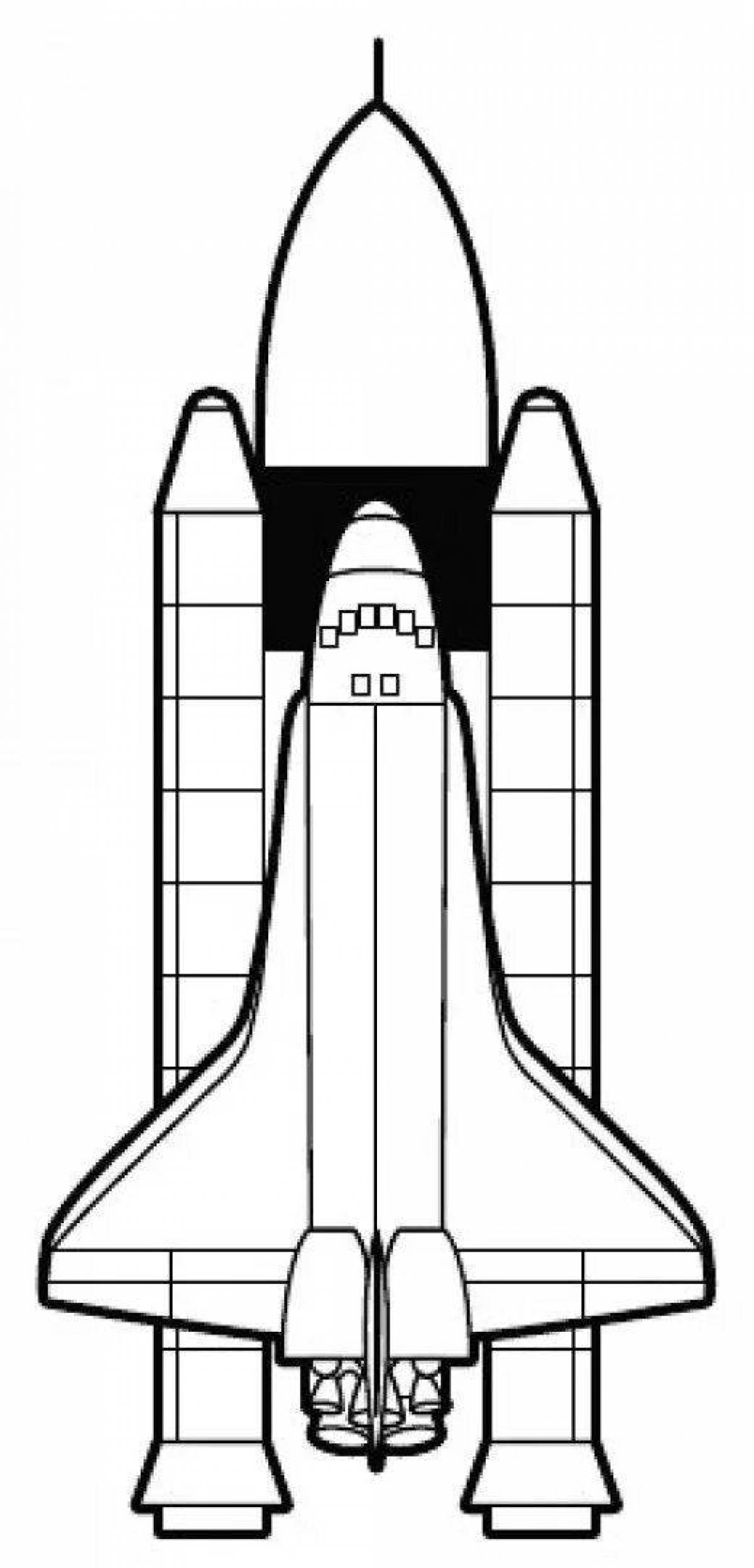 Космический шаттл рисунок