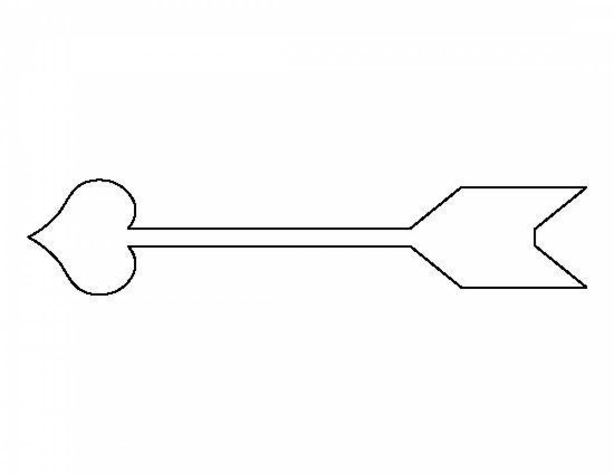 Стрела рисунок для детей