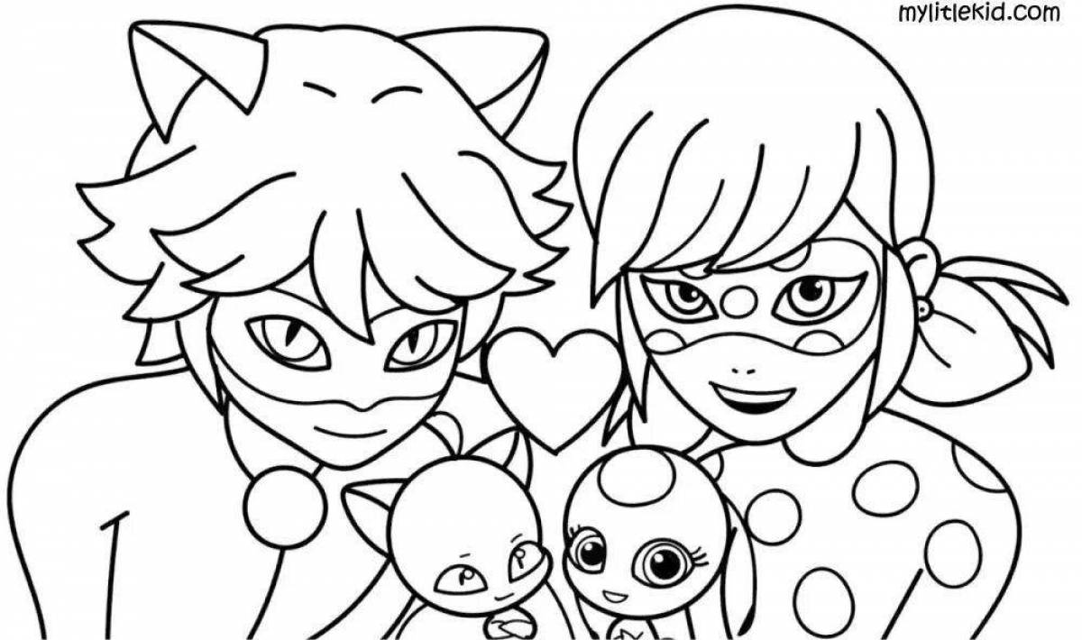 Fancy Ladybug and Super Cat Marinette and Adrian