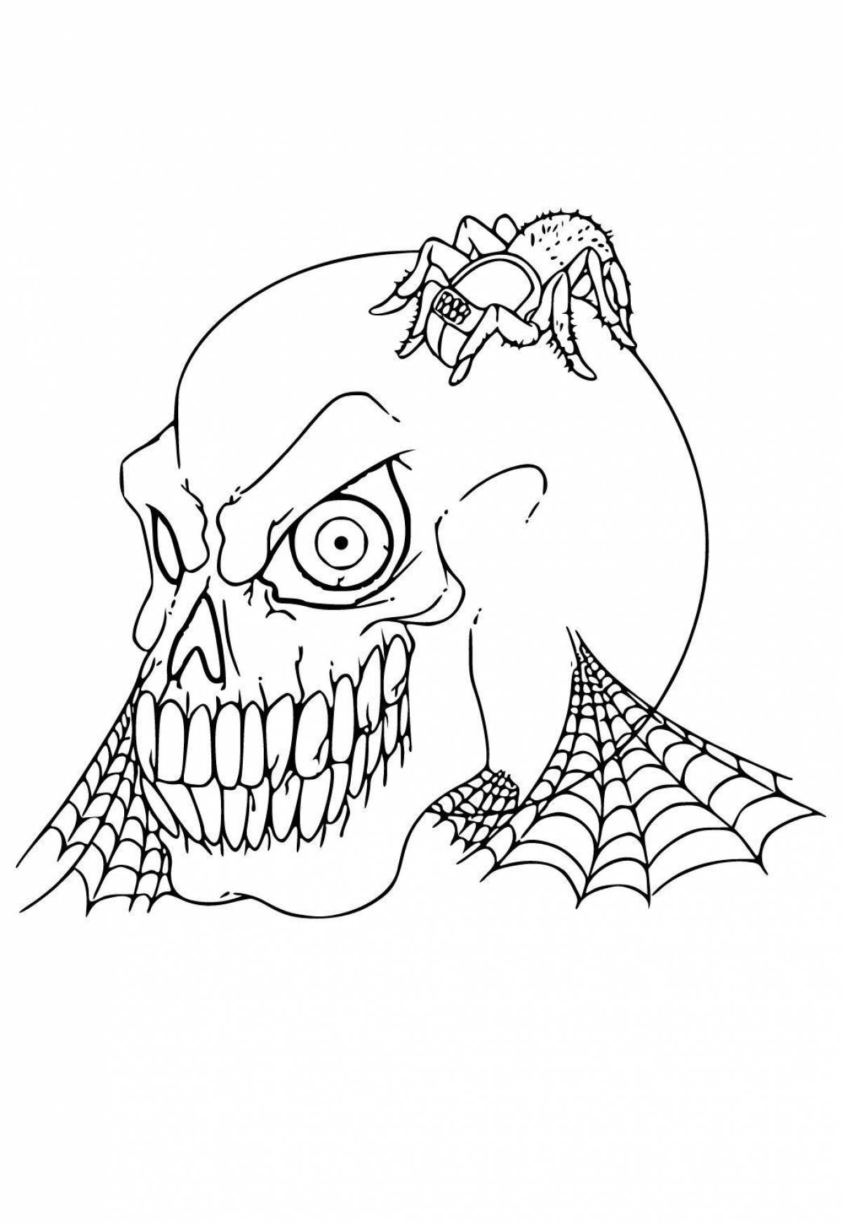 Amazing horror movie coloring pages