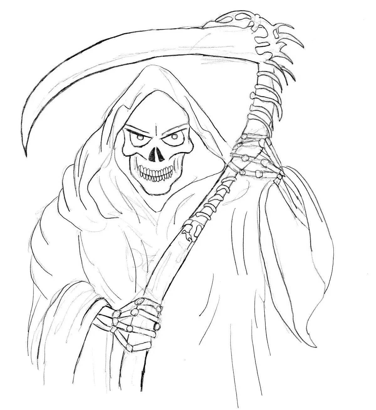Incredible horror movie coloring pages