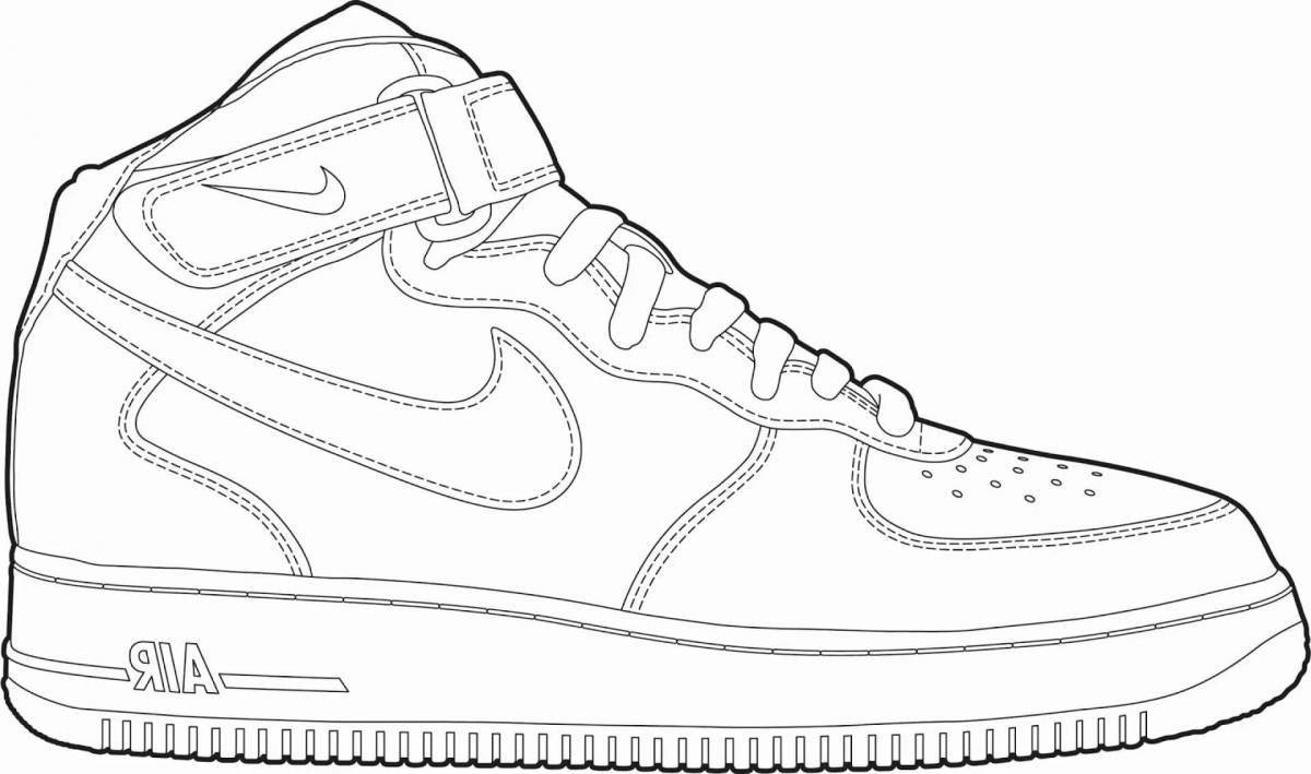 Colorful vansday coloring page