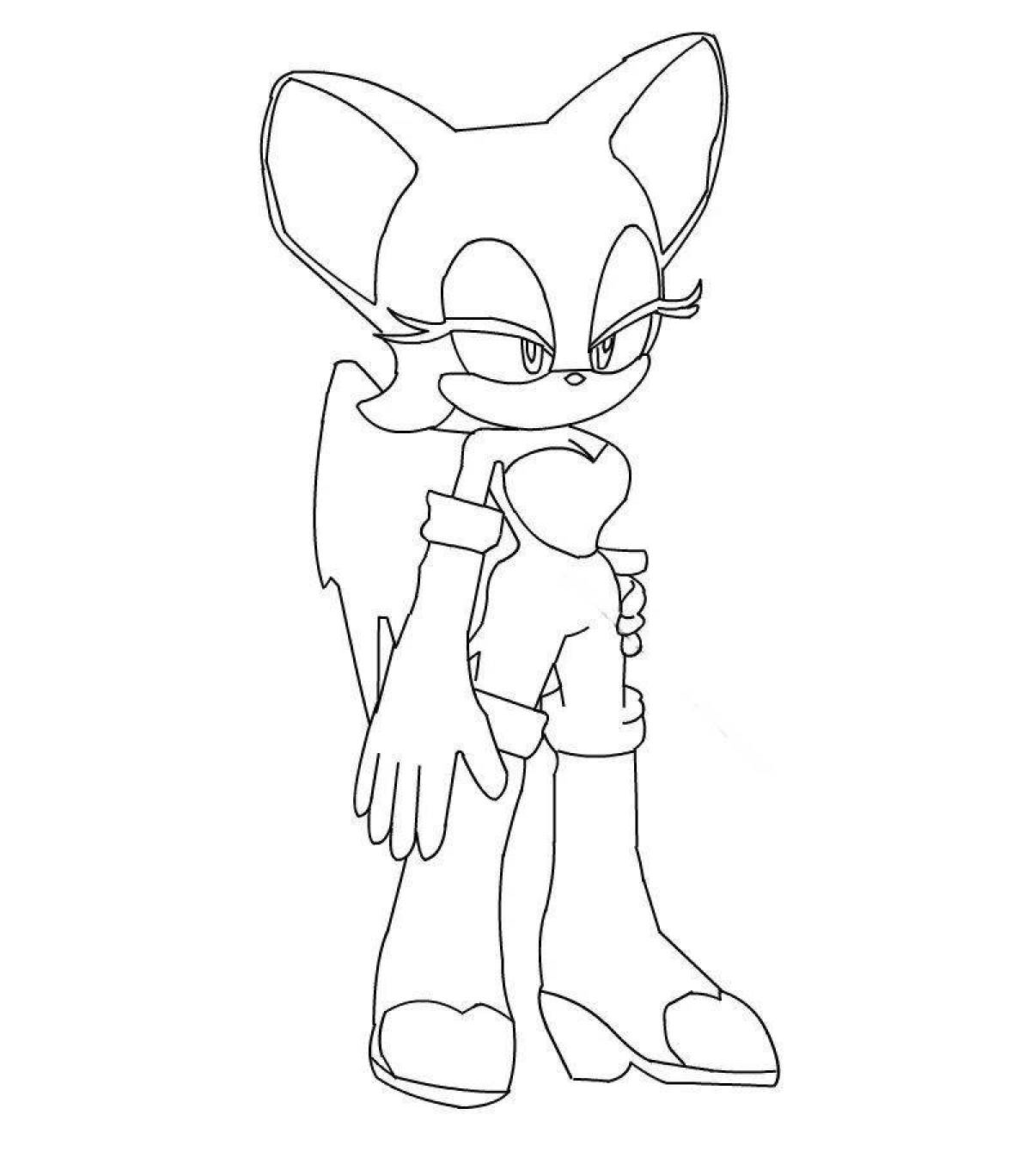 Фото Radiant coloring page rouge