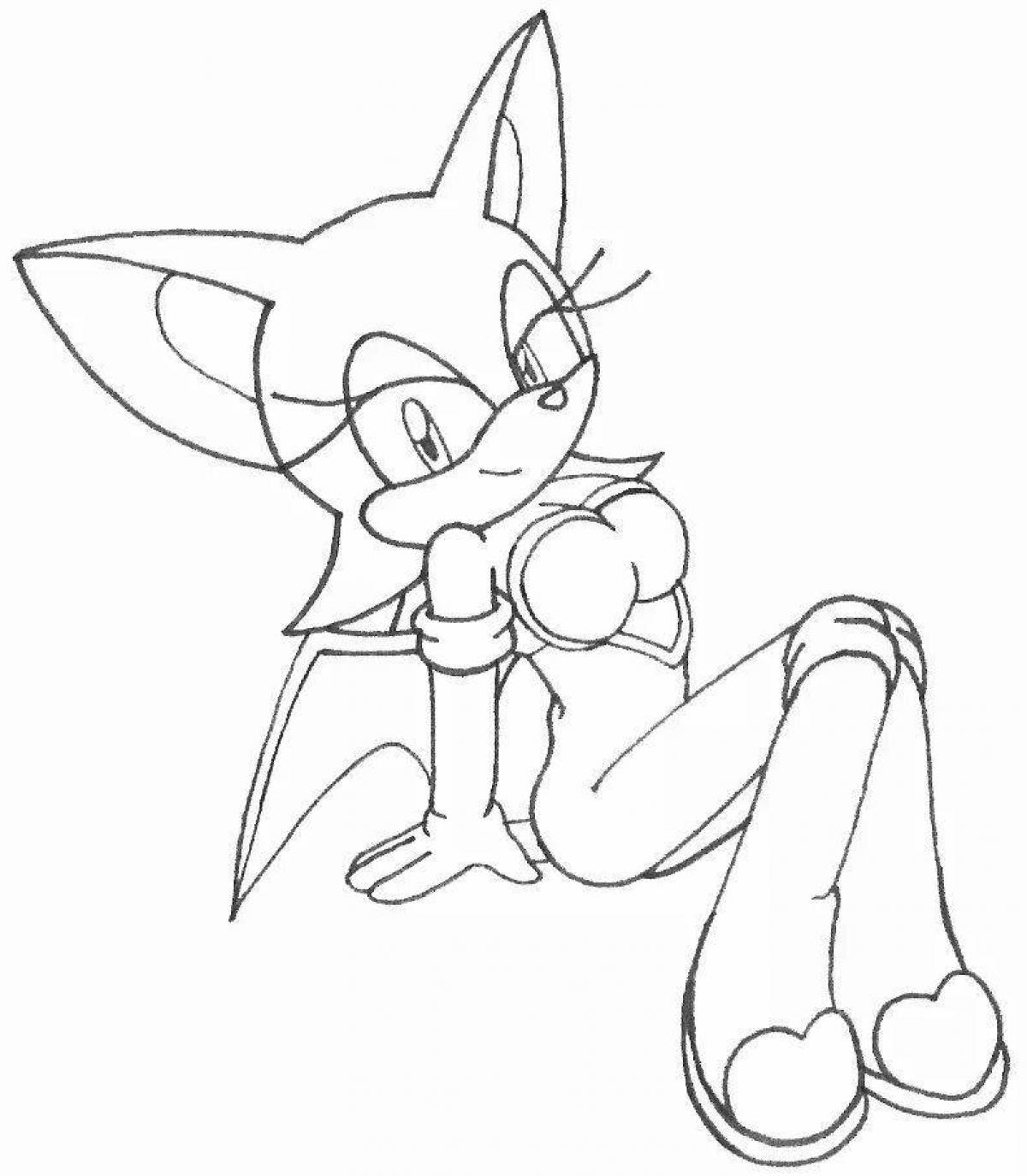 Фото Radiantly coloring page rouge