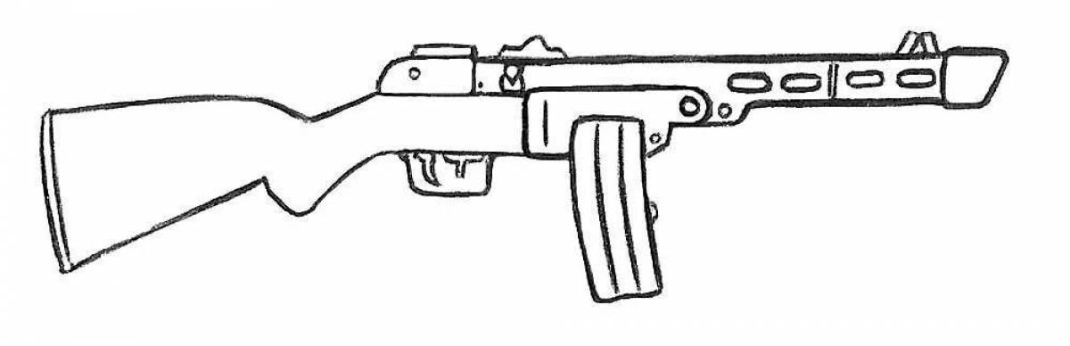 Рисунки мм. Пистолет-пулемёт Шпагина раскраска. ППШ пистолет-пулемет Шпагина раскраска. Раскраска ППШ 41. Раскраска пистолет-пулемет ППШ.