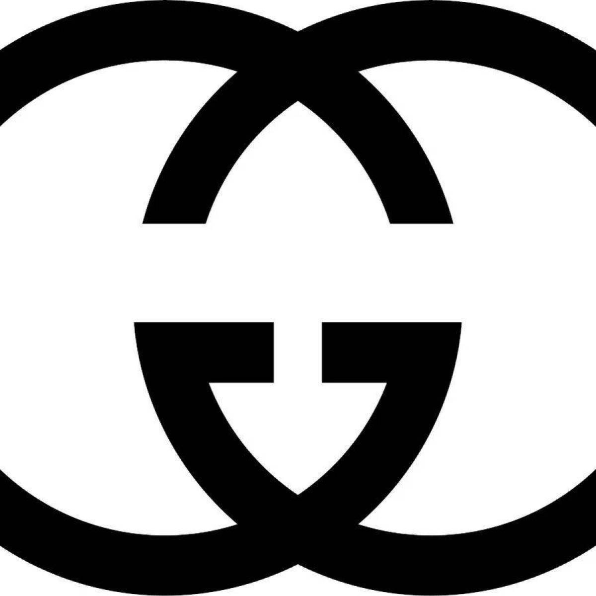 Логотип гуччи на одежде