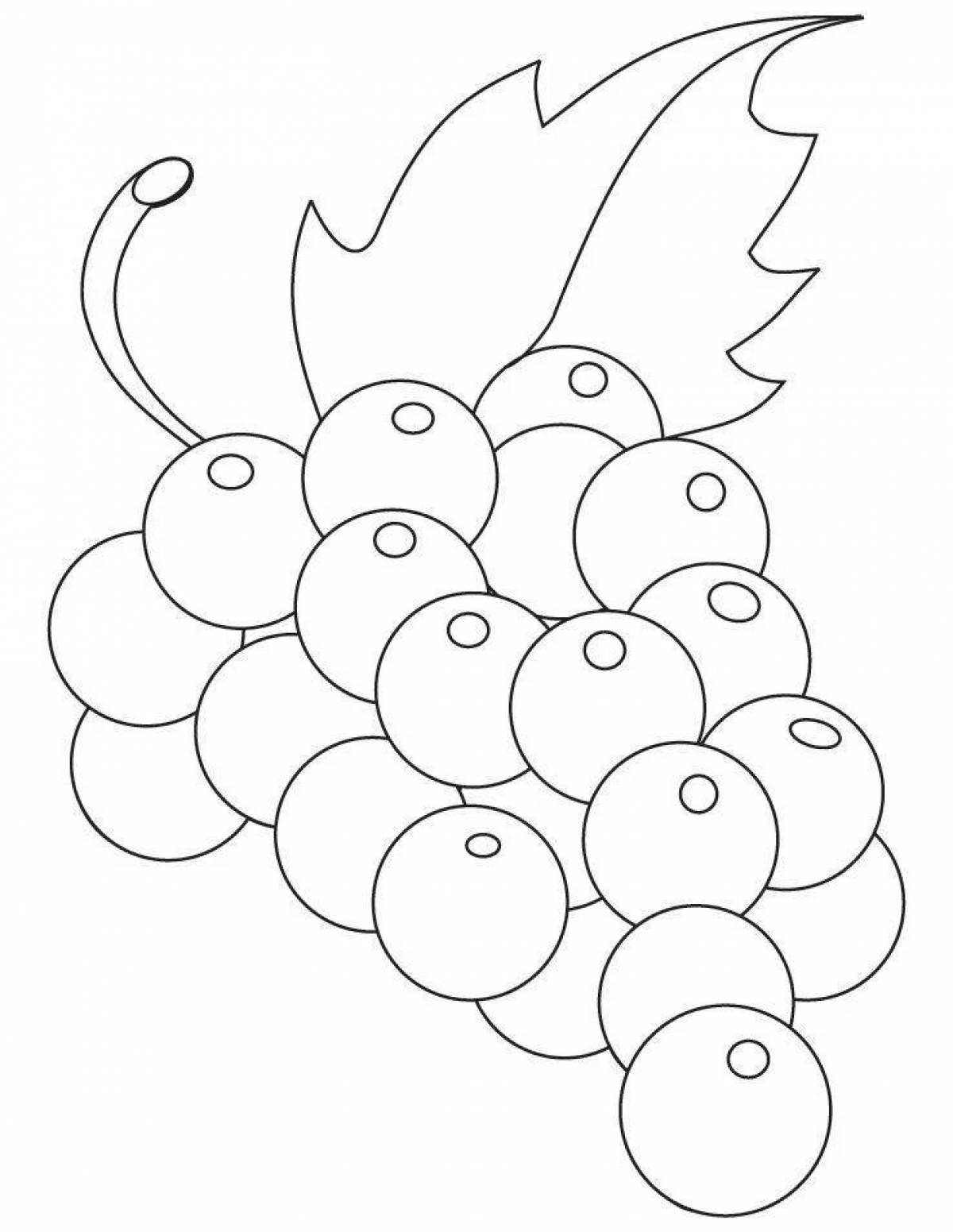 Трафарет фрукты для рисования
