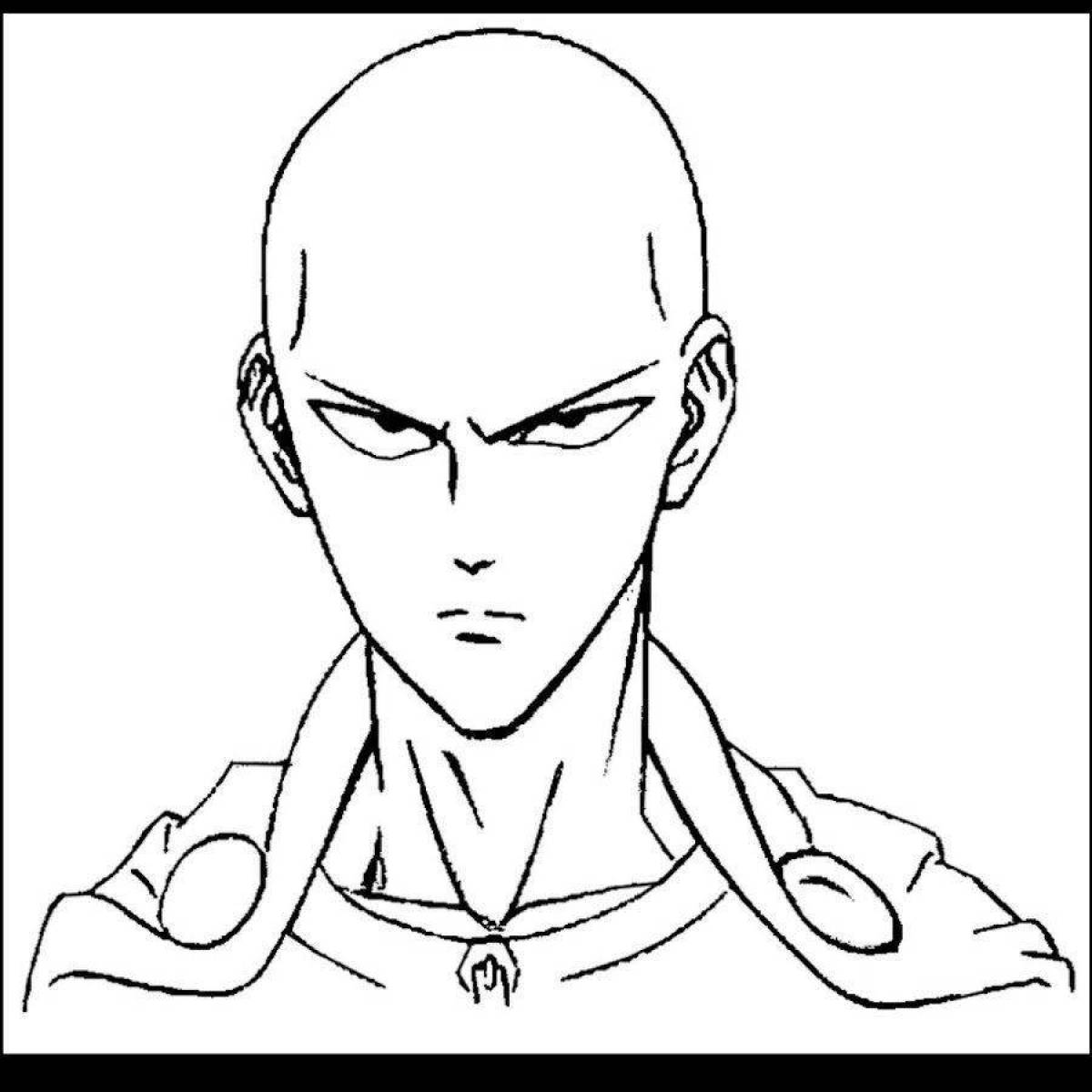 One Punch Man coloring book