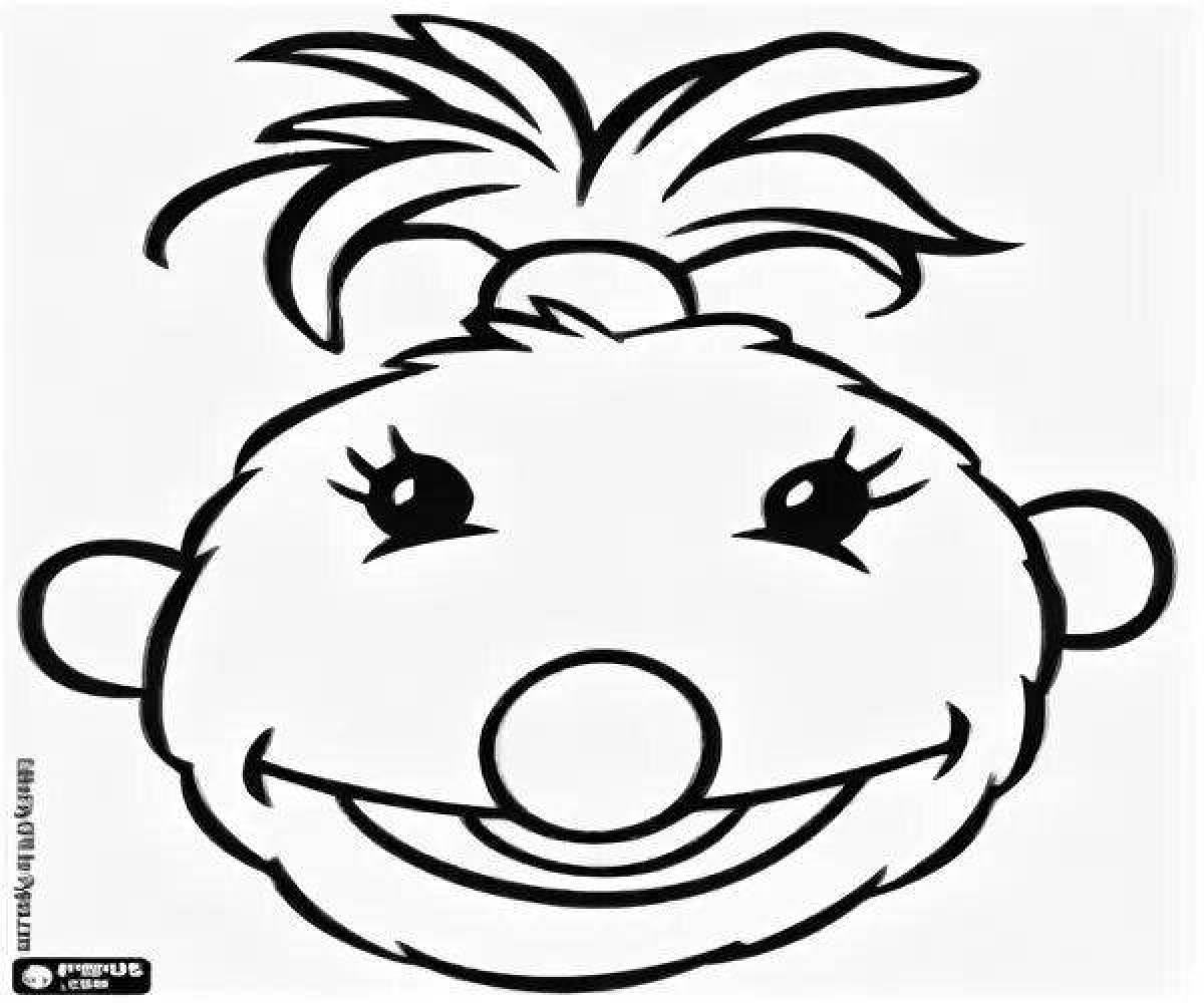 Roma colorful coloring page