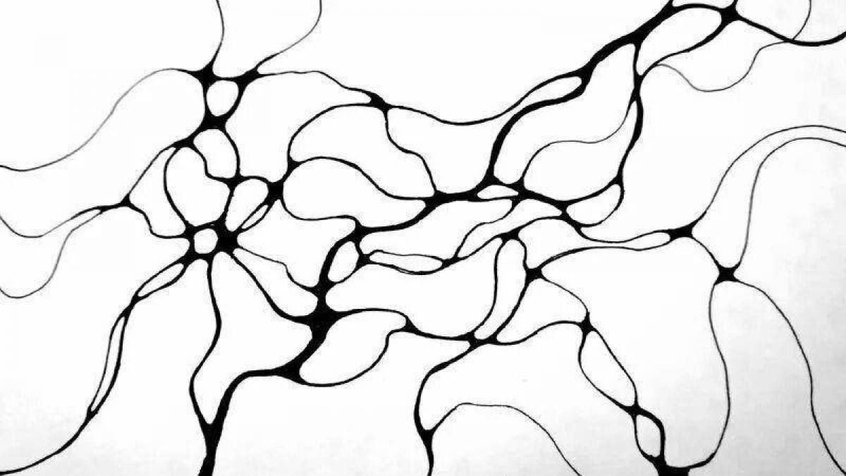 Нейрографика шаблон #15