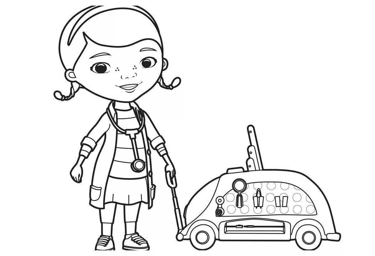 Vivacious coloring page include others