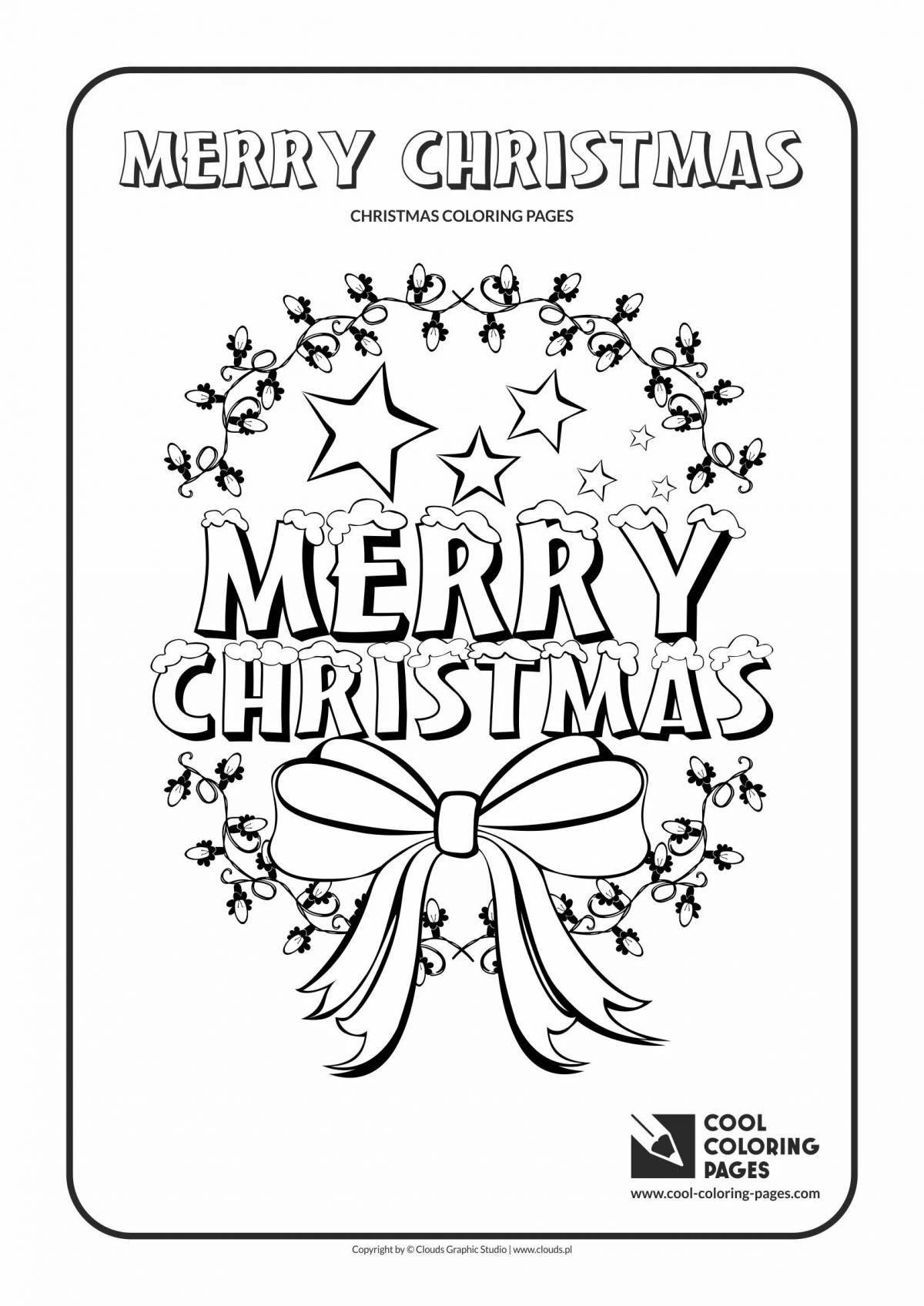 Mary's living Christmas coloring book