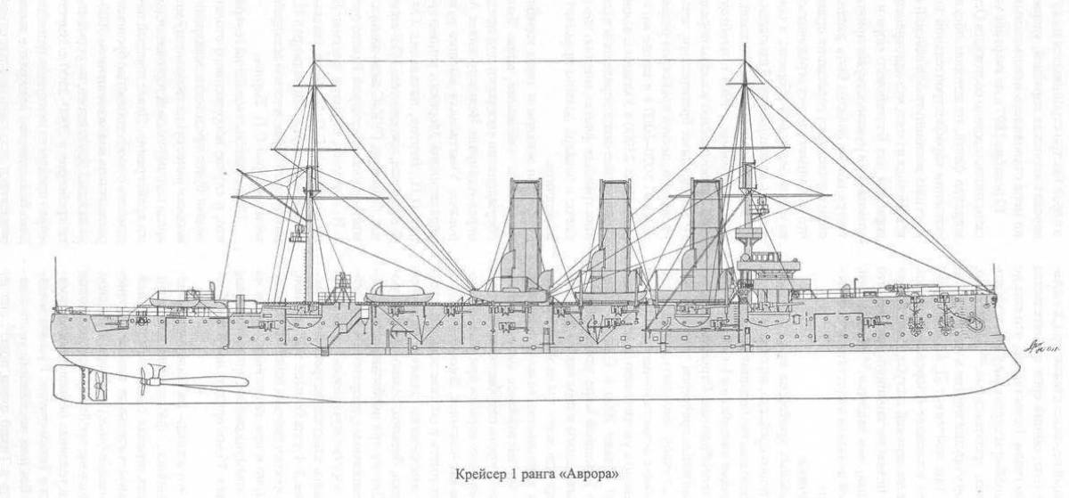 Крейсер варяг рисунок. Крейсер Варяг чертежи.