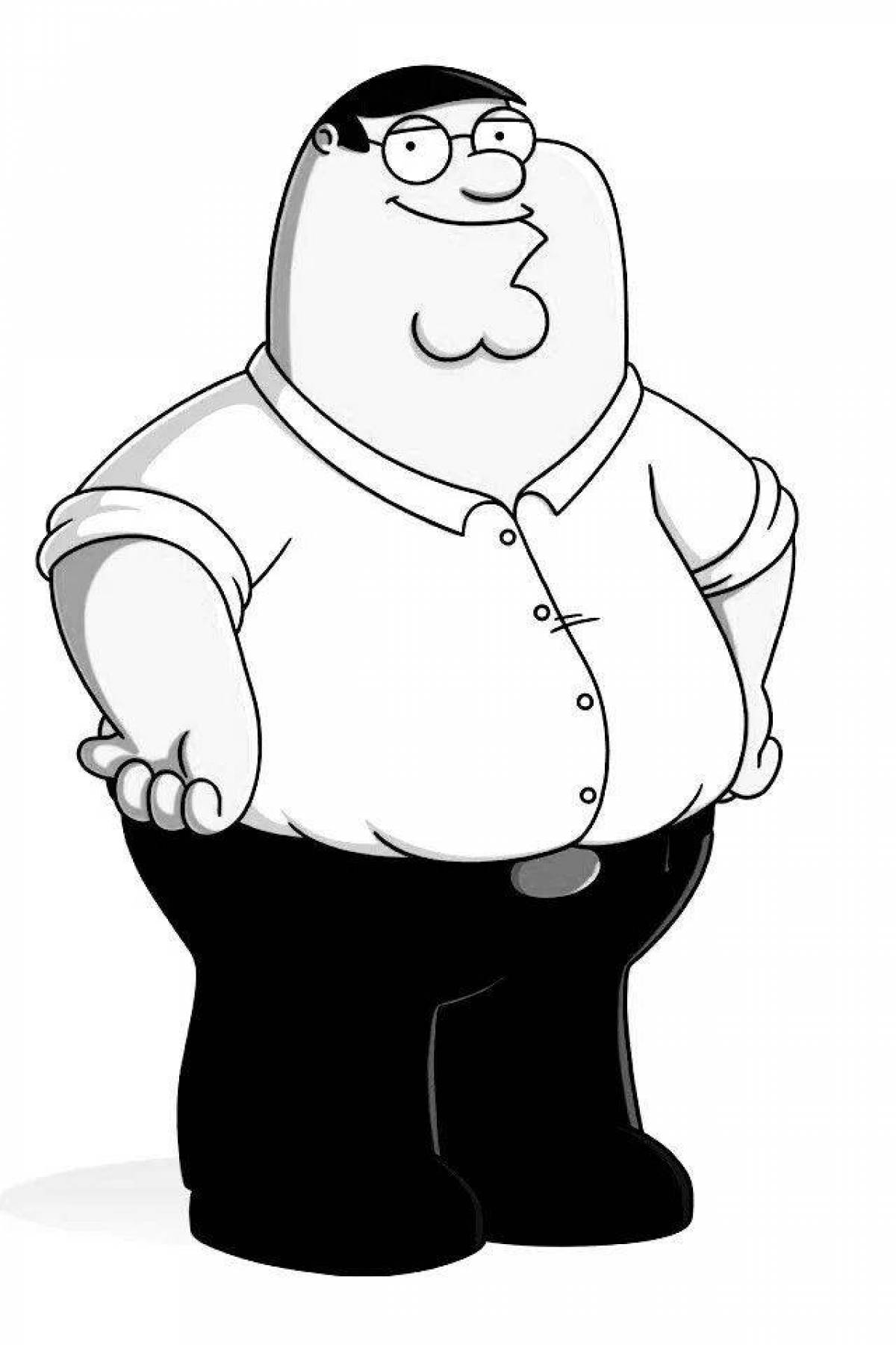 Peter griffin. Питер Гриффин. Гриффины Питер. Гриффины Питер Гриффин. Портрет Гриффин.