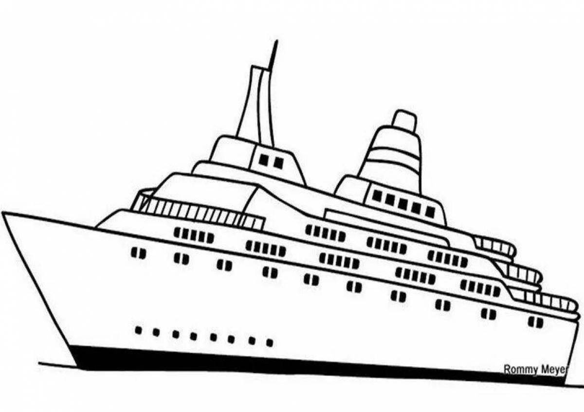 Пароход черно белый. Корабль сбоку пассажирский корабль. Корабль для рисования. Пассажирский корабль раскраска. Корабль раскраска для детей.