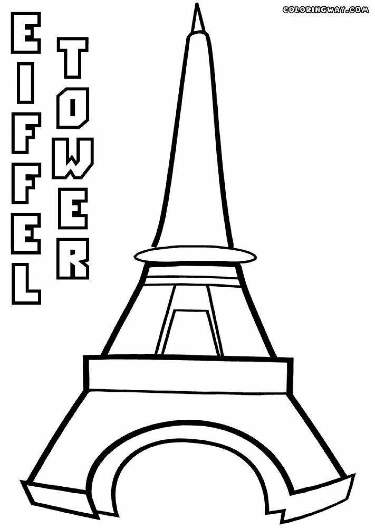Останкинская башня раскраска для детей