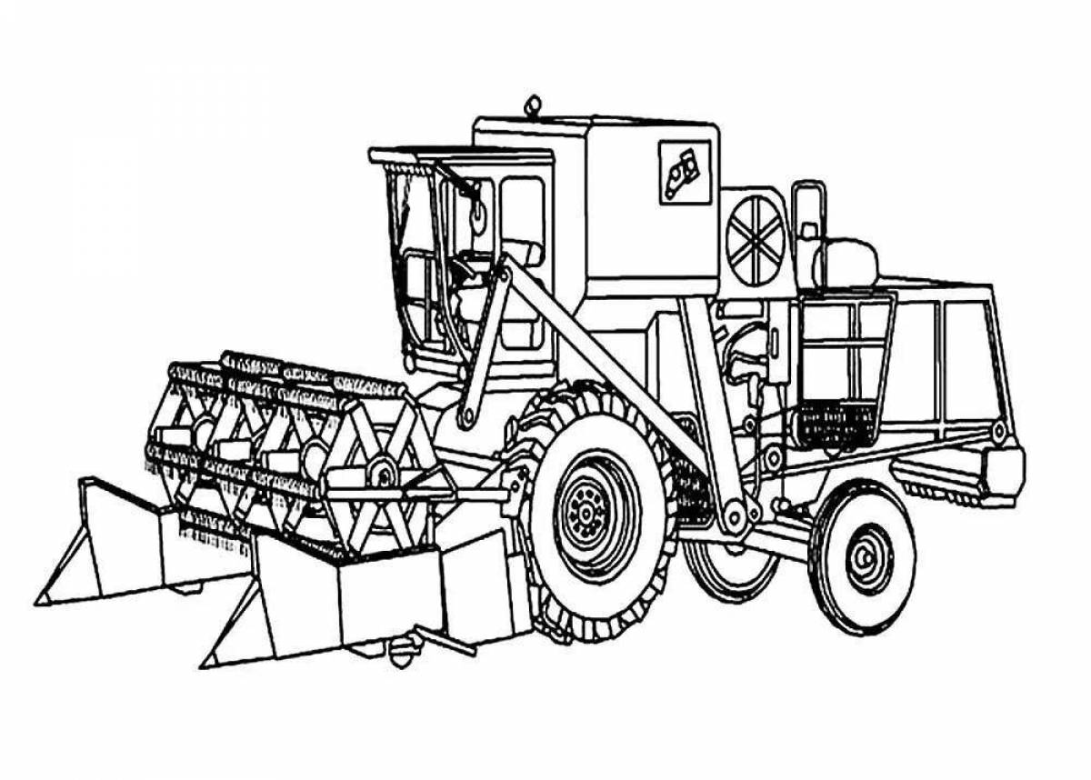 Картинки Сельскохозяйственной Техники Для Детей