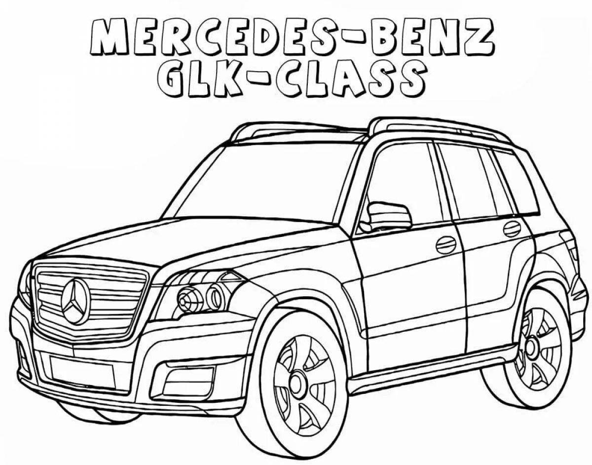Mercedes Gelik coloring page