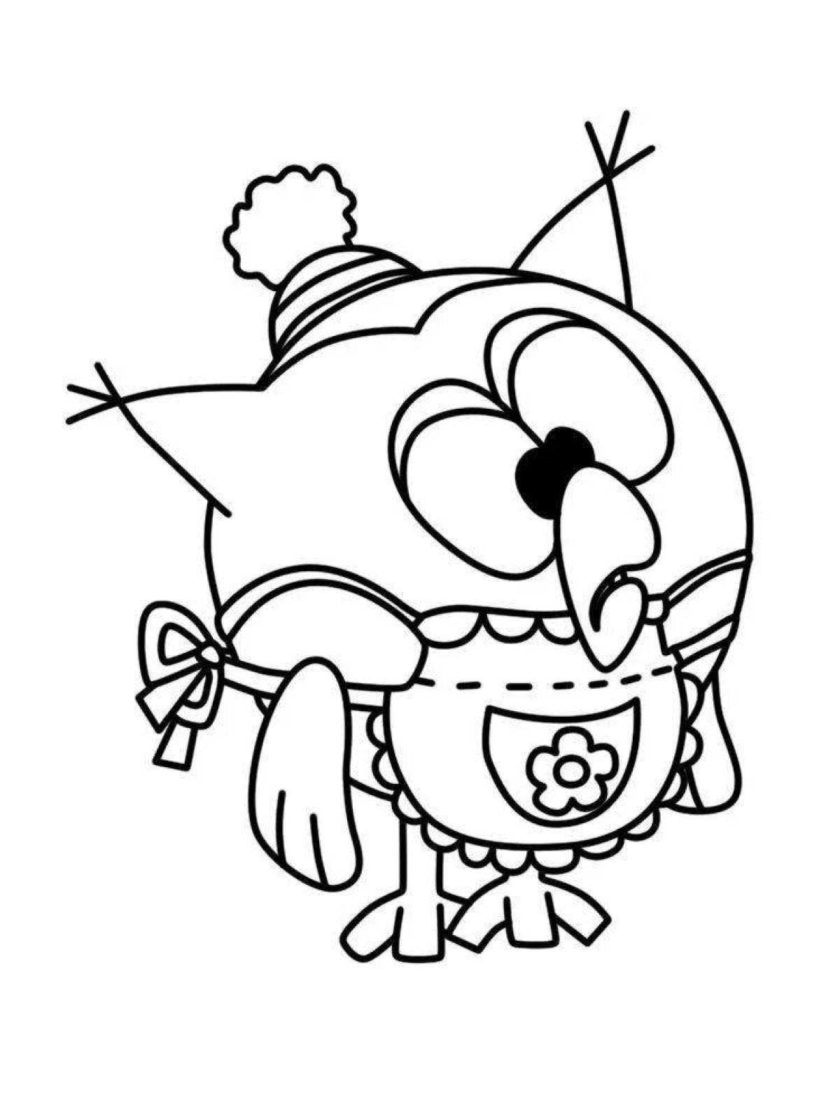 Coloring Pages Smeshariki pandy (39 pcs) - download or print for free ...