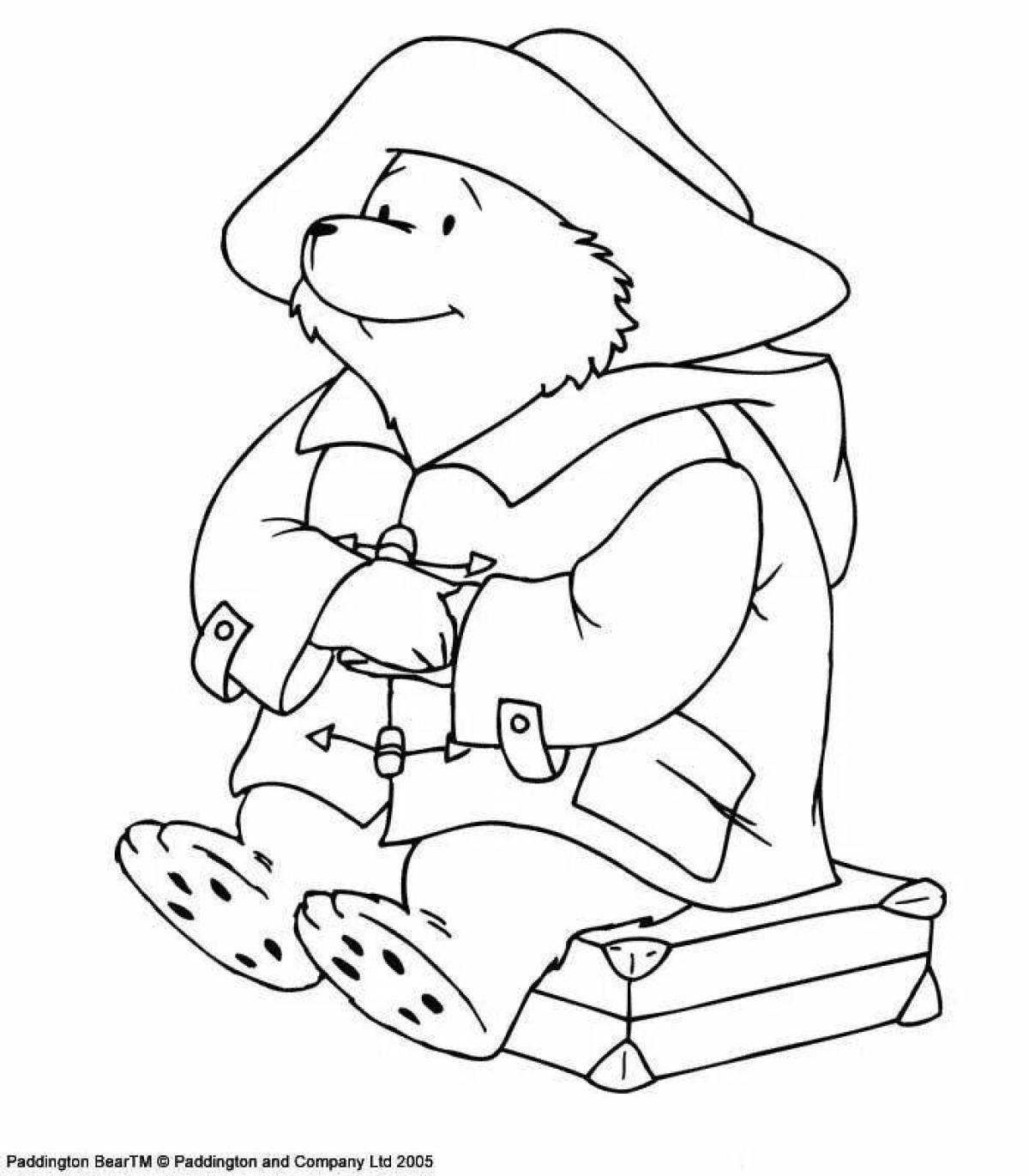 Paddington bear live coloring