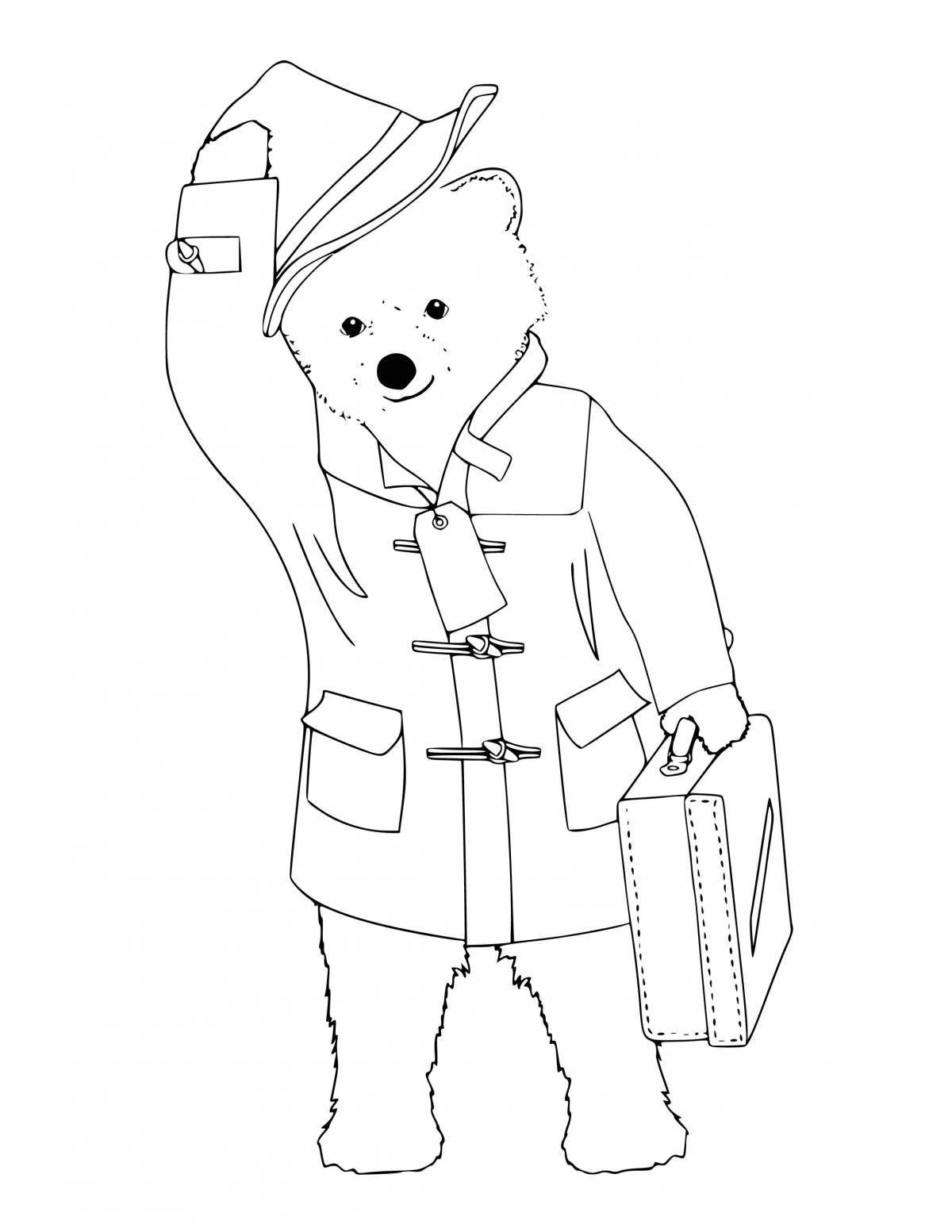 Courtesy paddington bear coloring book