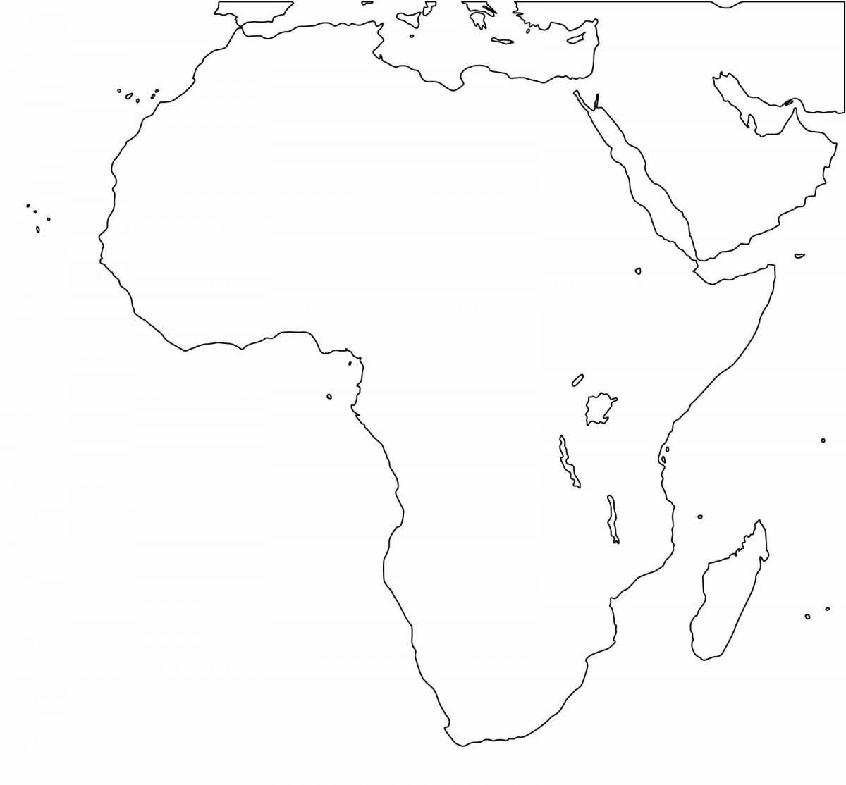 Amazing mainland african coloring book