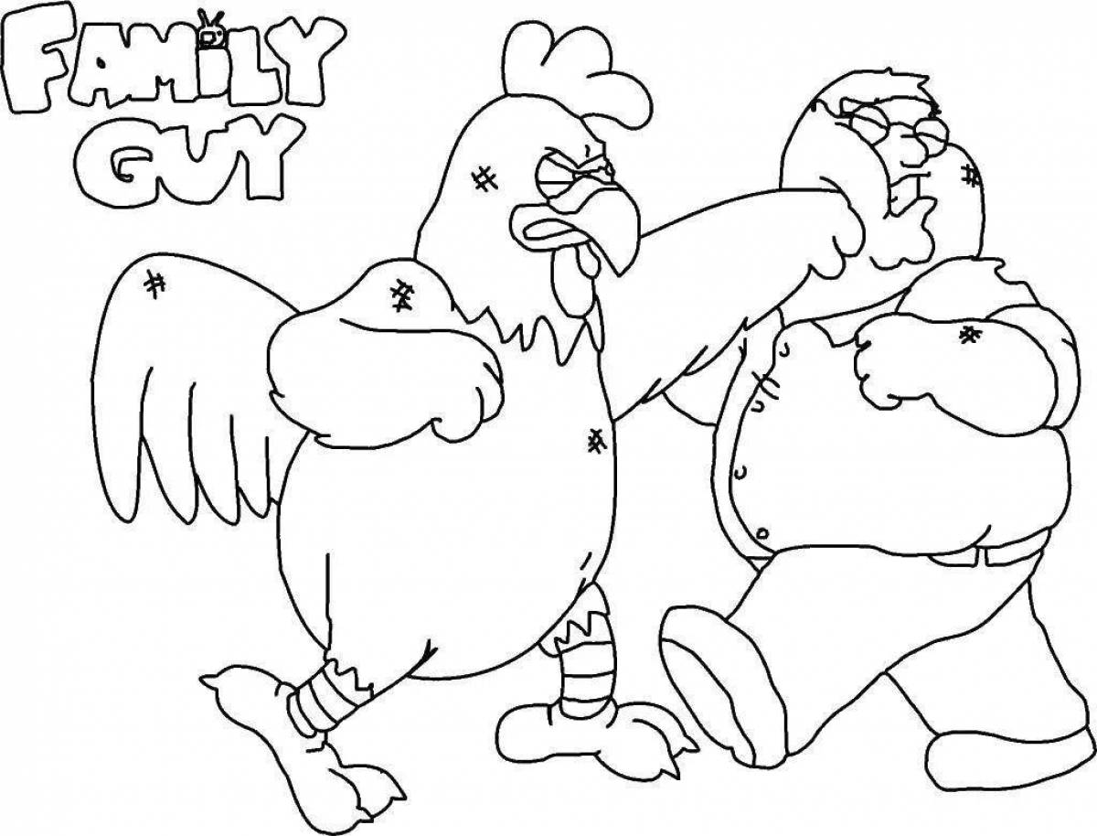Bright peter griffin coloring book