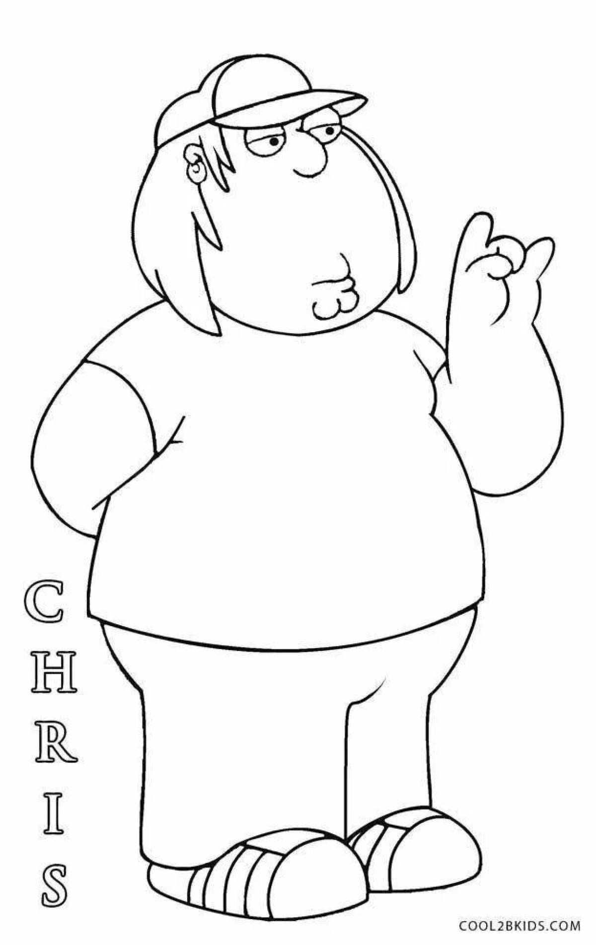 Peter griffin's exciting coloring book