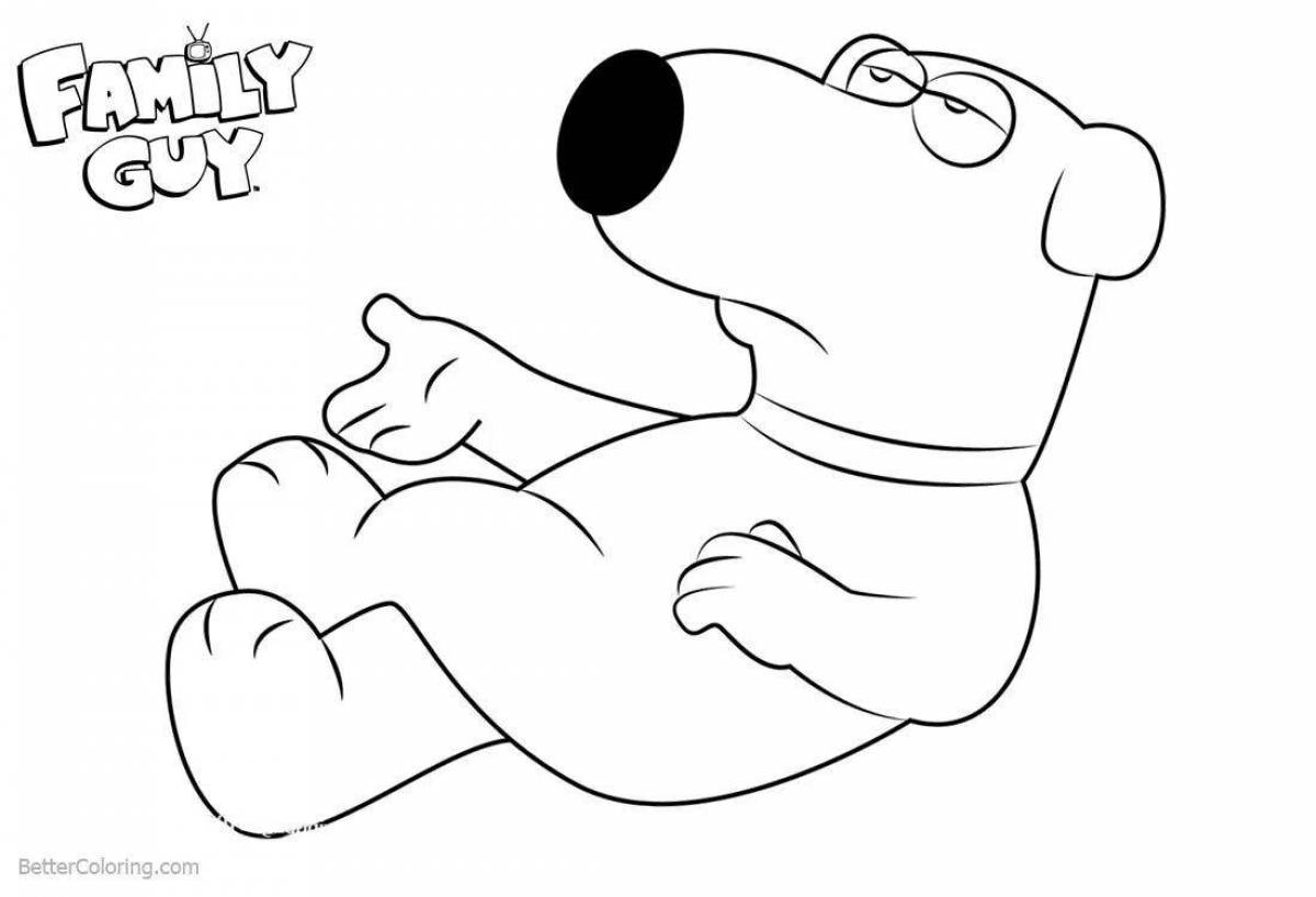 Living peter griffin coloring book