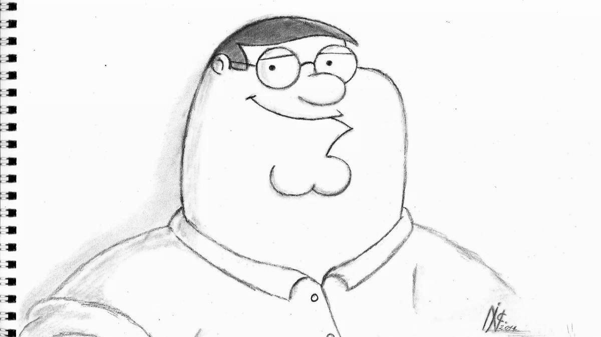 Peter griffin coloring book