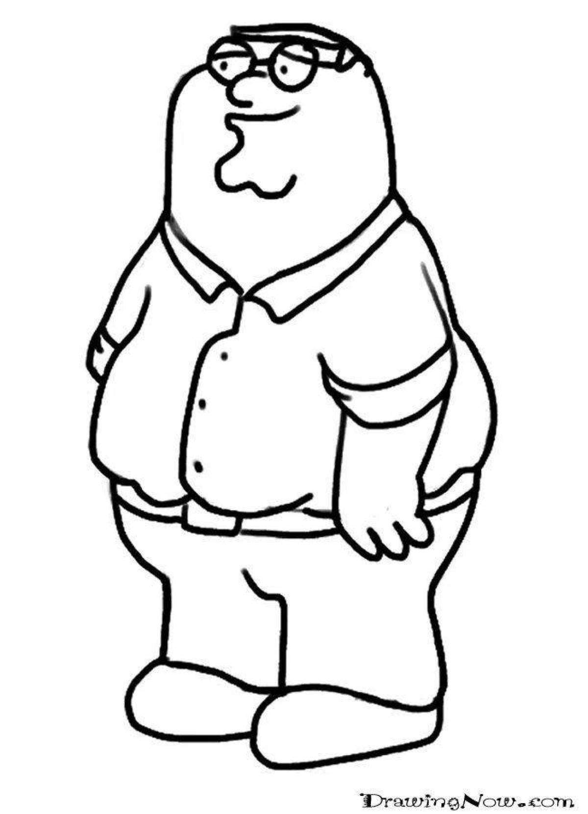 Great peter griffin coloring book