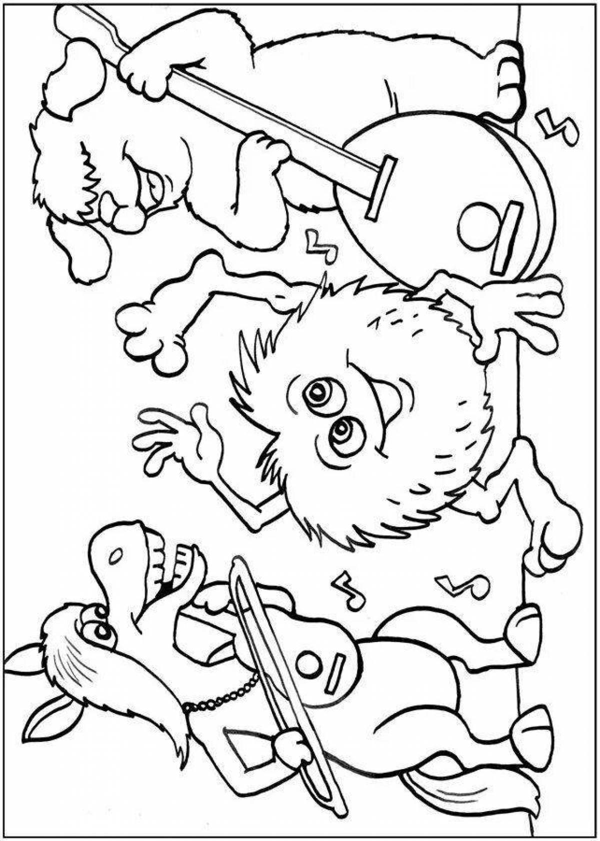 Amazing horns and hooves coloring pages
