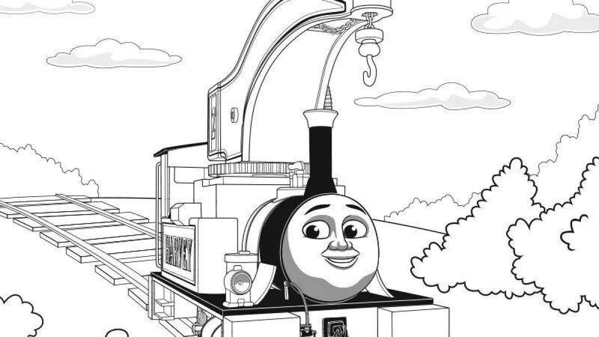 Thomas the engine coloring book