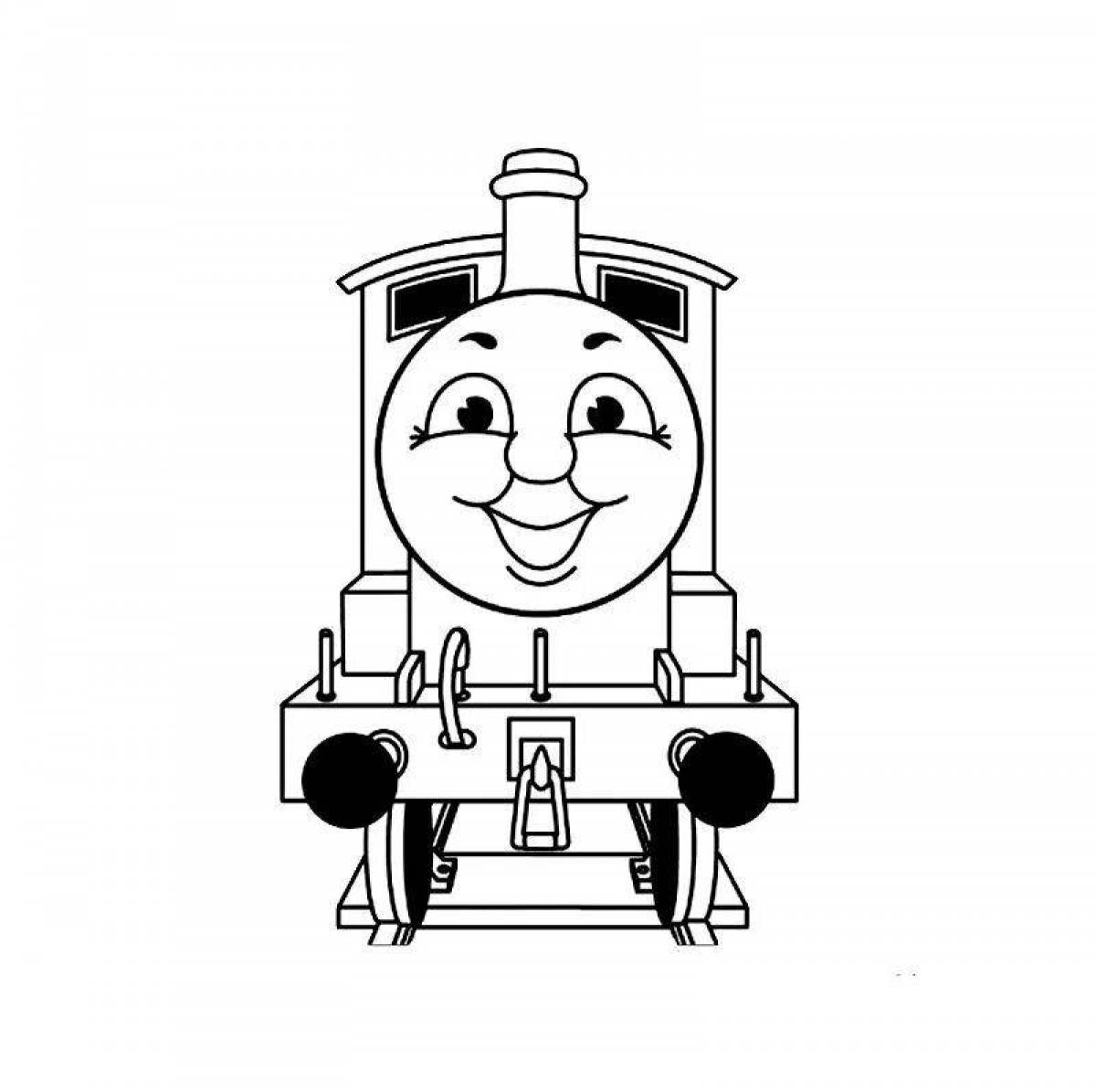 Thomas the Tank Engine coloring book full of color
