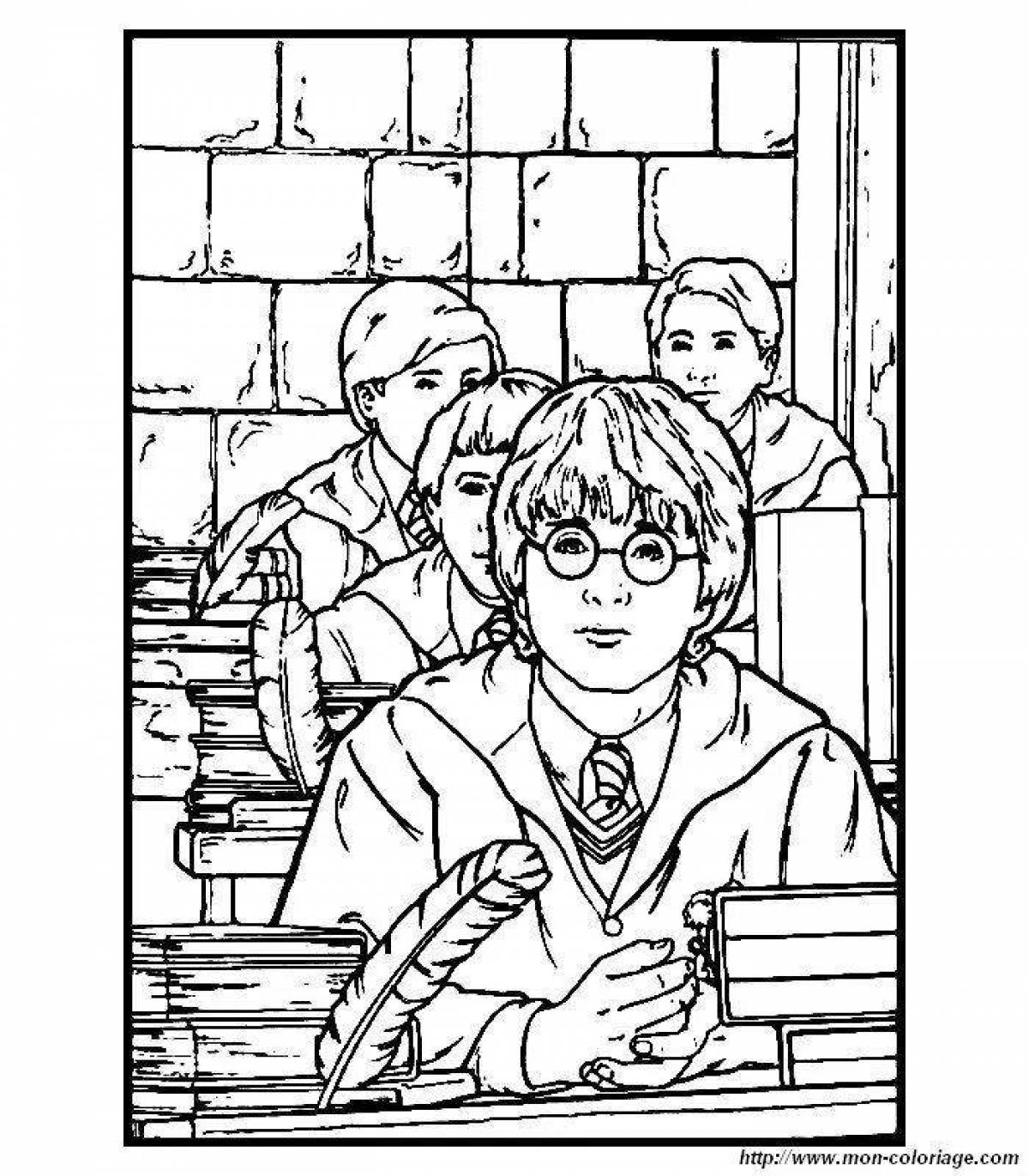 Фото Radiant coloring page harry potter game