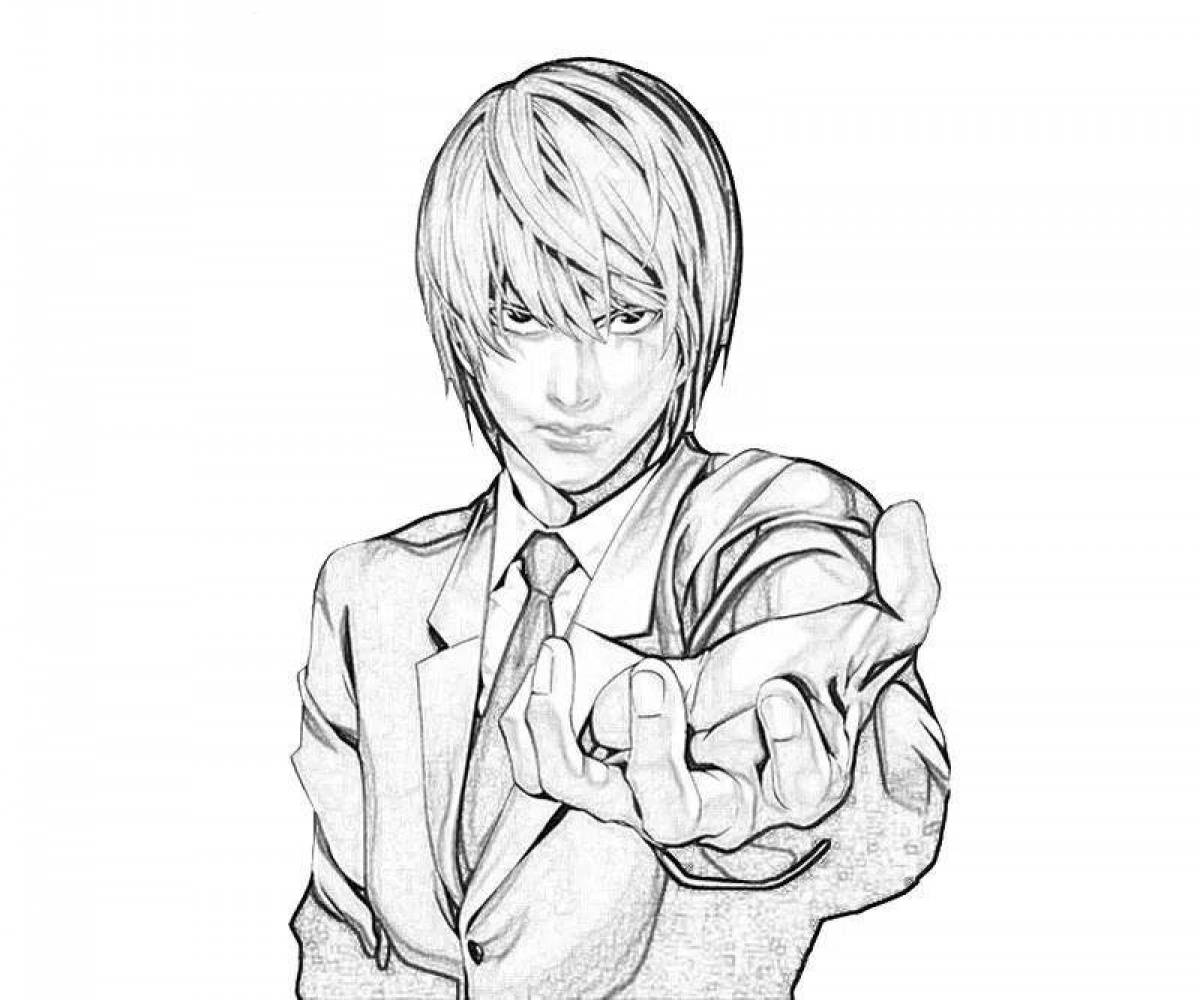 Death note anime coloring book