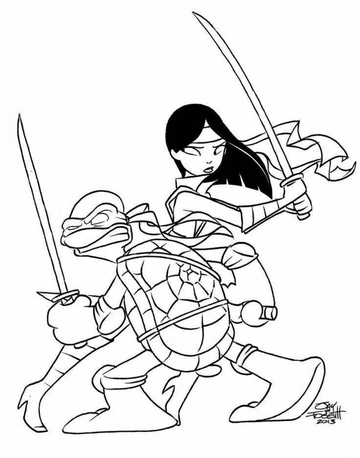 Karai Creative Teenage Mutant Ninja Turtles coloring book