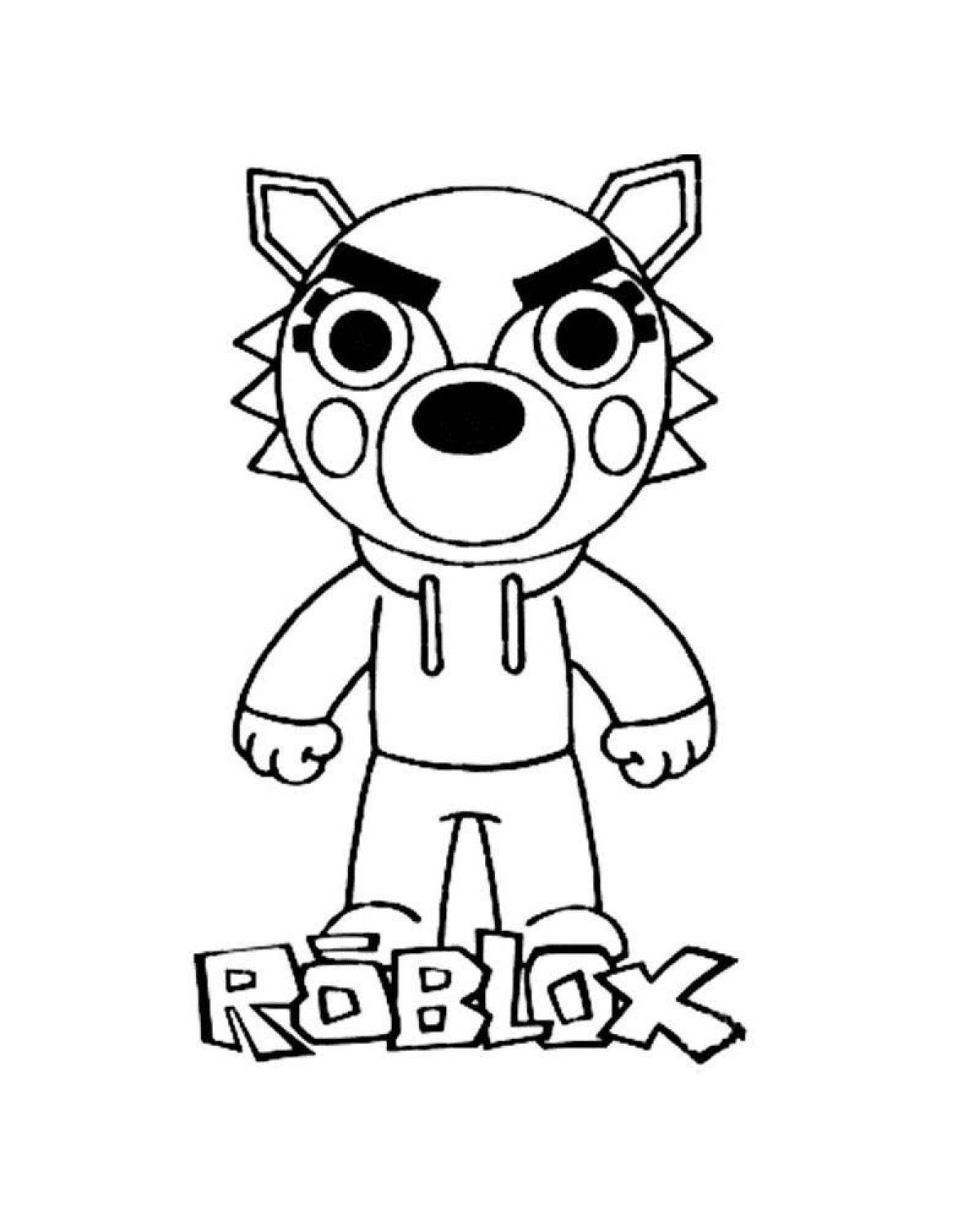 Baby eva roblox awesome coloring book