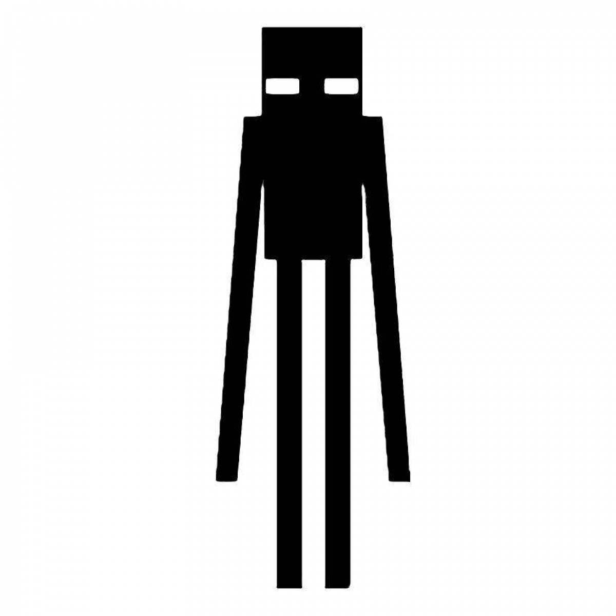 Entertaining enderman from minecraft