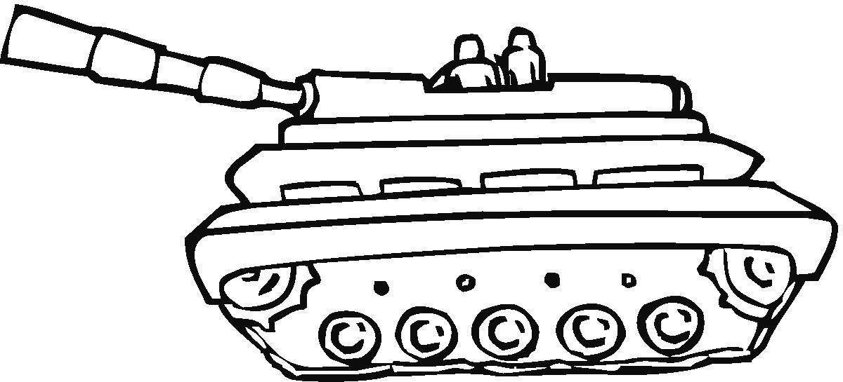 Фото Яркий танк с чарующими глазами
