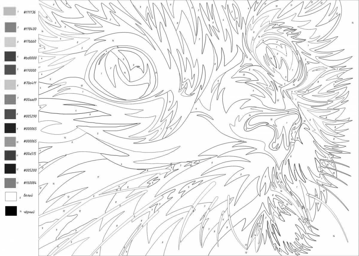 Photo Bright oil coloring game