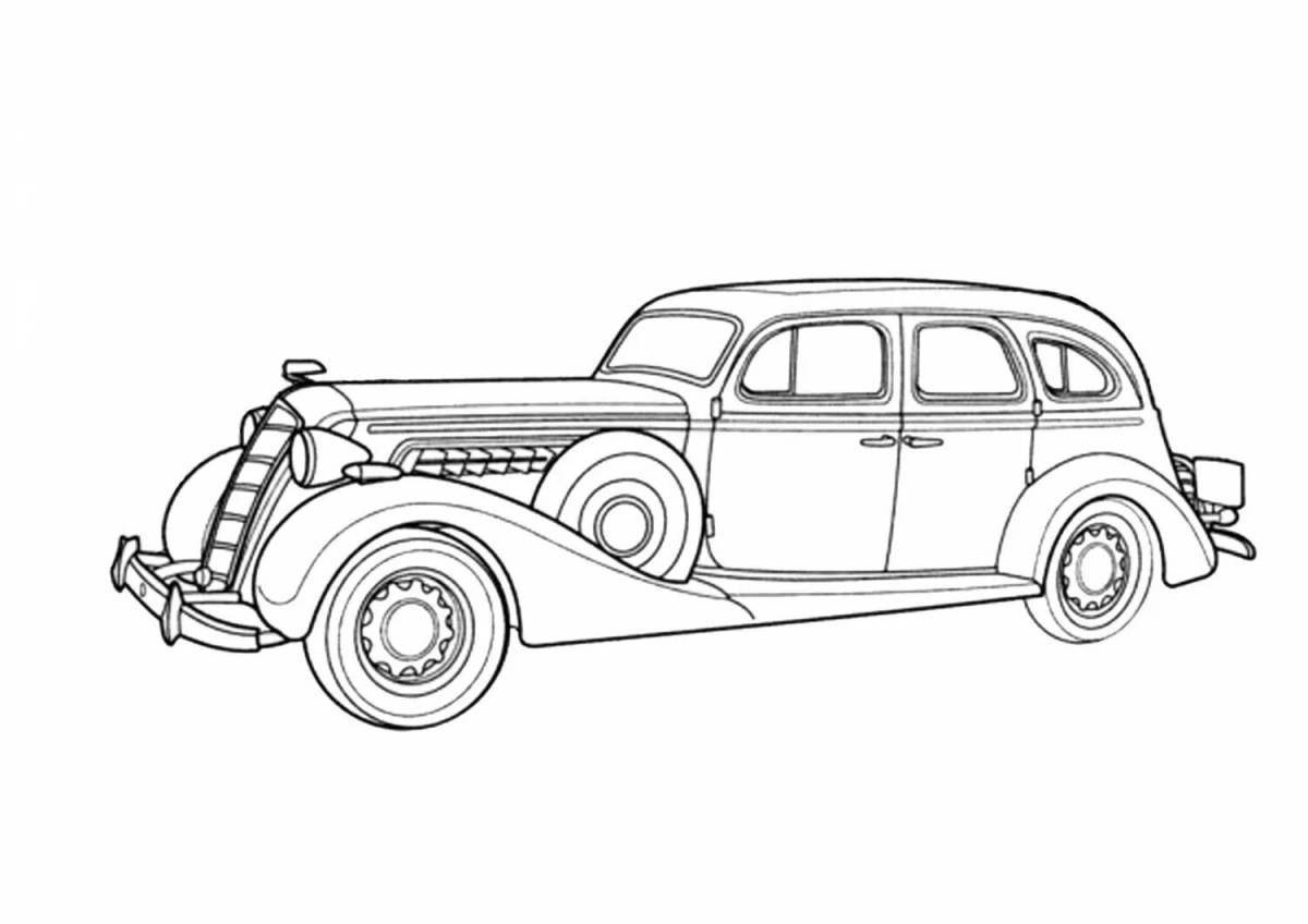 Dynamic tire coloring page