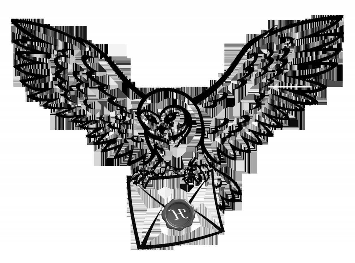 Harry Potter's Gorgeous Owl Coloring Page