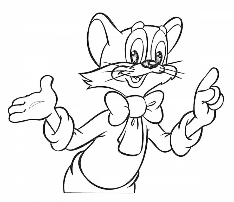 Кот леопольд раскраска