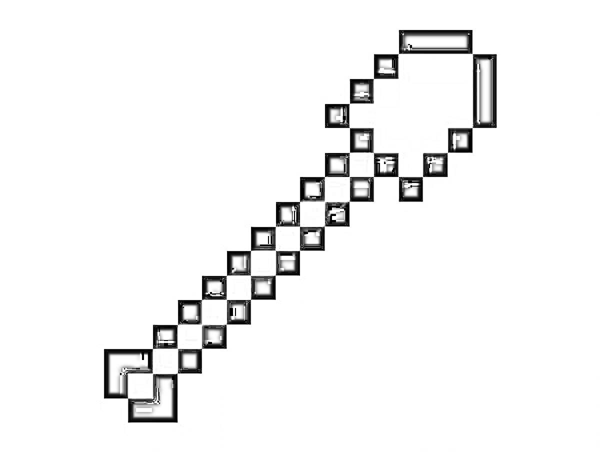 Раскраска Лопата из игры 