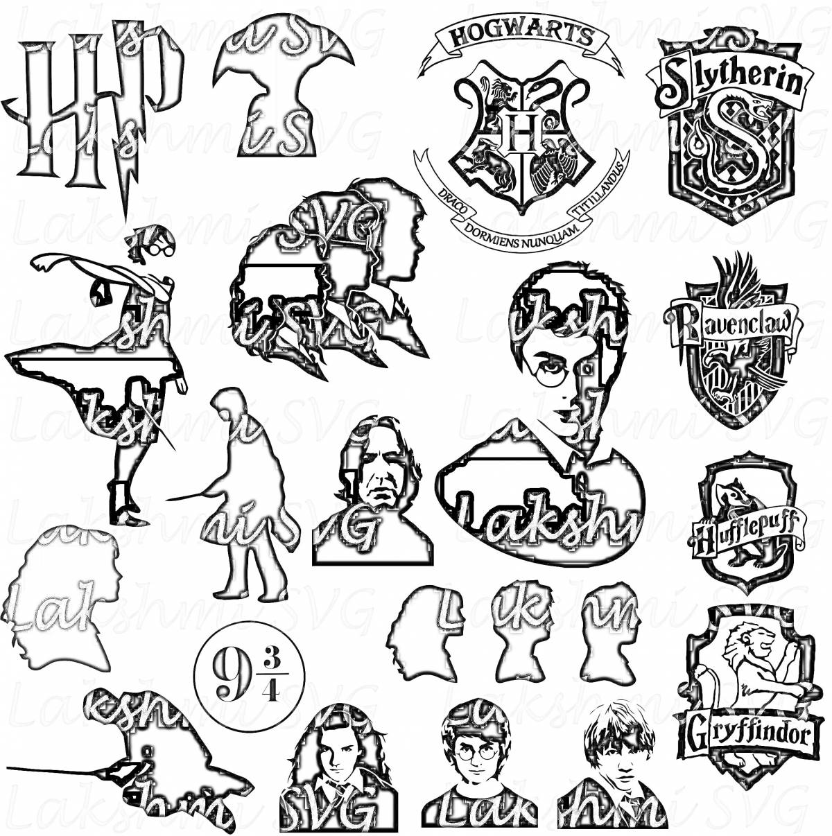 Раскраски гриффиндор: 79 раскрасок - скачать или распечатать бесплатно