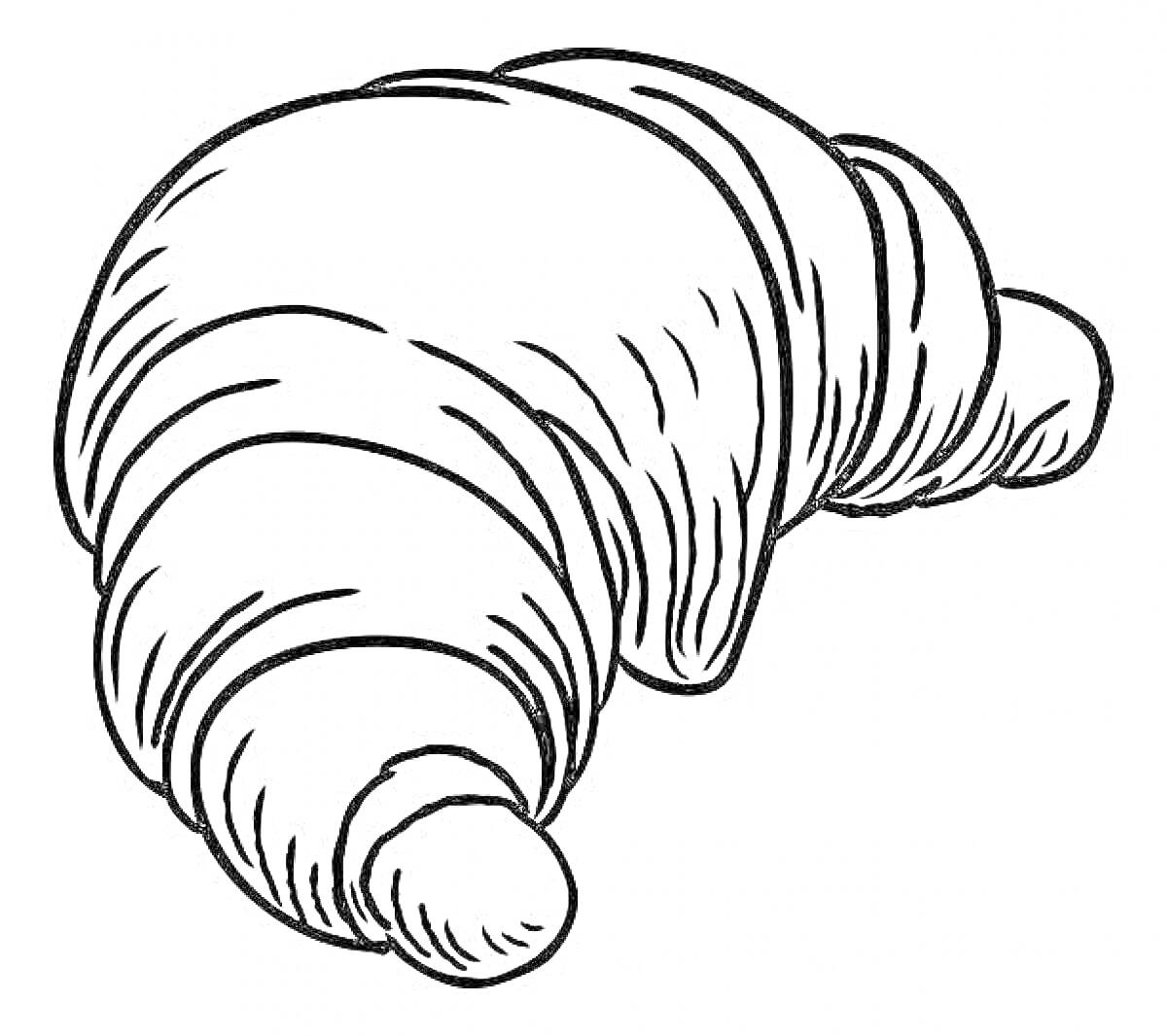 На раскраске изображено: Выпечка, Еда