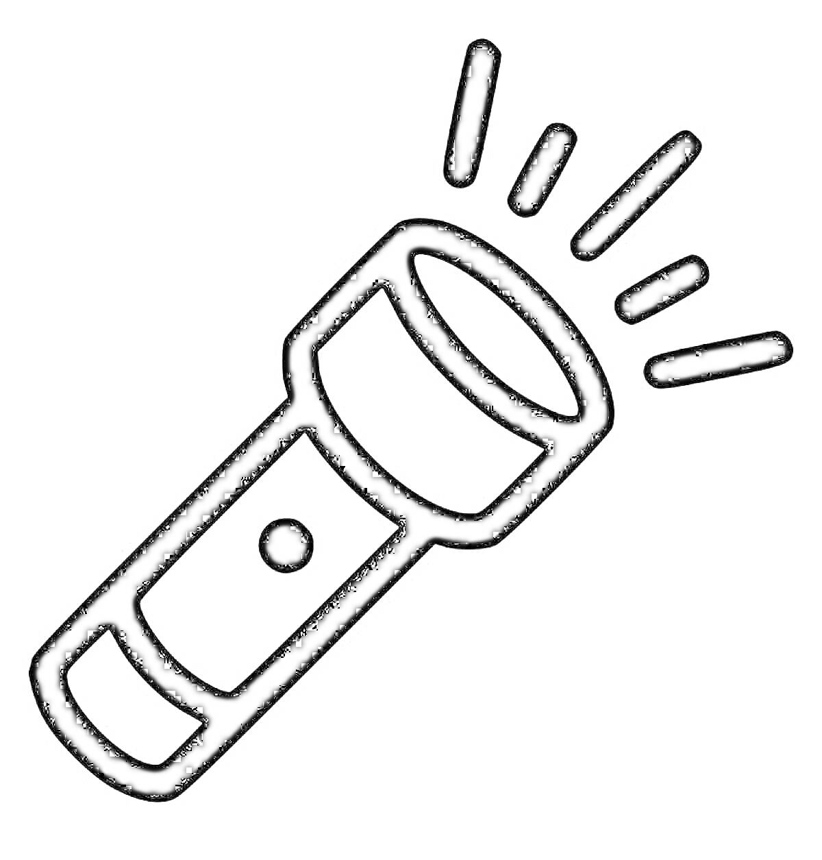 На раскраске изображено: Свет, Лучи